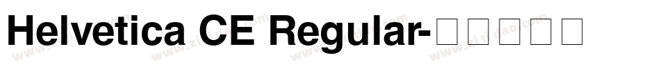 Helvetica CE Regular字体转换